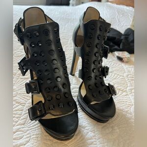 New Michael Kors Black Studded Heels